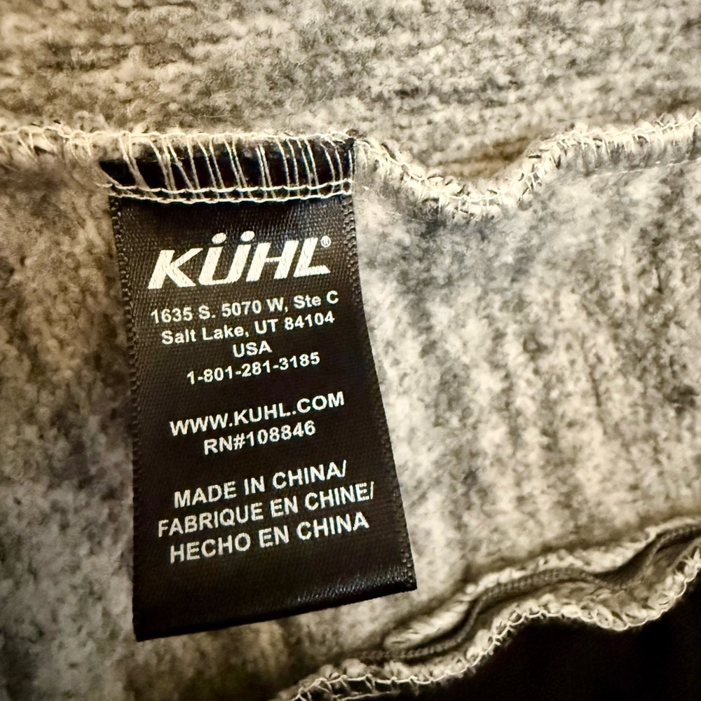 Kuhl Alaska Women’s Cozy Sleeveless Zip-Up Hooded Vest w/ Pockets - Heather Gray - Picture 6 of 12